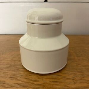 MIDWINTER STONEHENGE WHITE SUGAR BOWL WITH LID – WHITE – MADE IN ENGLAND